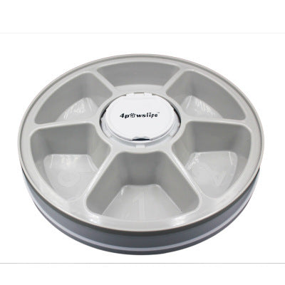 Gray and white wheel with a brand logo on a white background