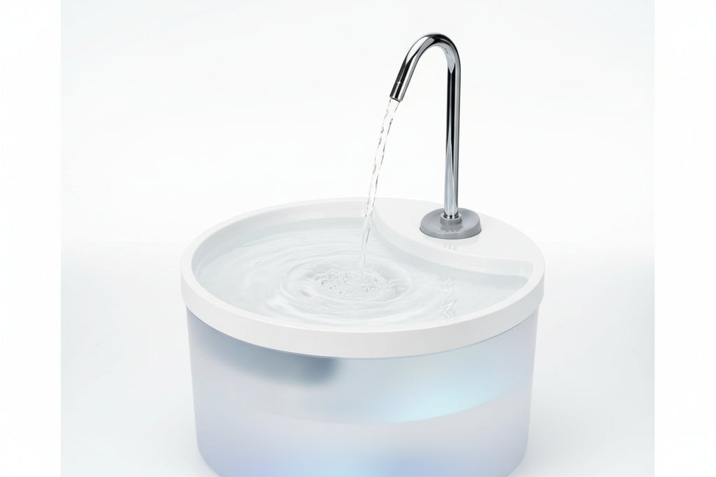 Water fountain purified dispencer for cats,  White option