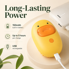 Duck shape cat steam brush 150mAh battery 5 hours USB rechargeable