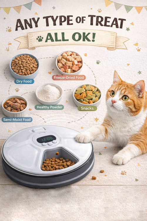 All-Time Food Feeder - max. 6 meals automatically