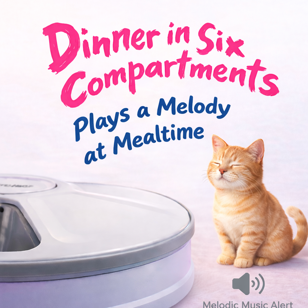 All-Time Food Feeder - max. 6 meals automatically